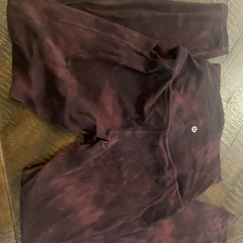 lululemon athletica Maroon Leggings